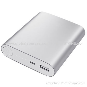 Portable mini power bank, 10400mAh